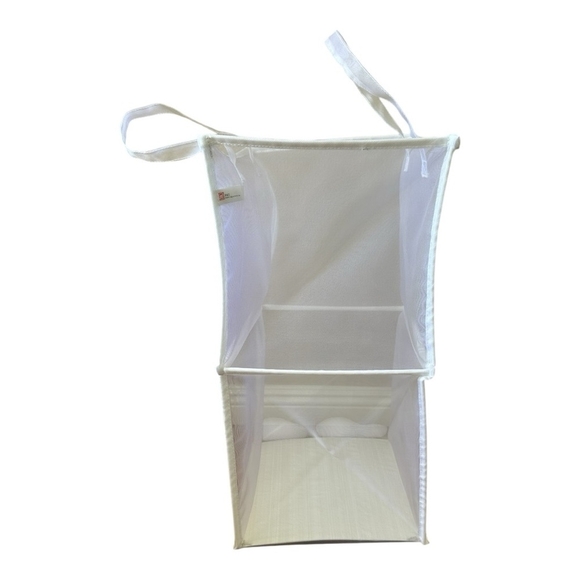 Laundry Hamper Collapsible Mesh Laundry Hamper Polyester Foldable Laundry Bag - Picture 5 of 10